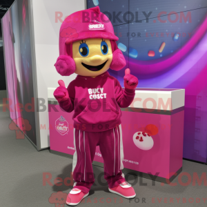 Magenta Candy Box mascot...