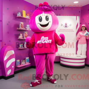 Magenta Candy Box mascot...