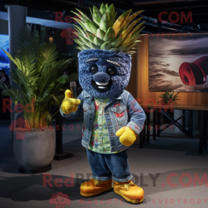 Navy Pineapple mascot...