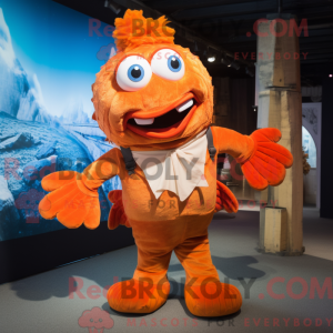 Personaggio mascotte Orange...