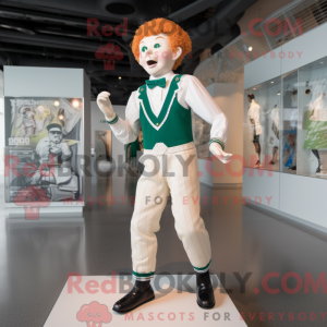 White Irish Dancer mascot...