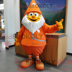 Orange Wizard maskot...