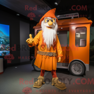 Orange Wizard maskot...