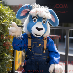 Blue Boer Goat mascot...