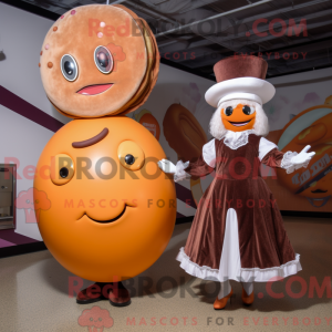 Rust Donut mascot costume...