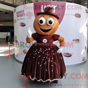 Rust Donut mascot costume...