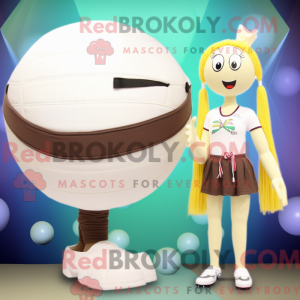 Cream Volleyball Ball...