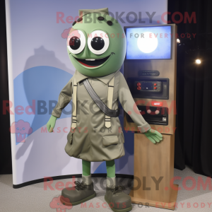 Olive Television mascot...