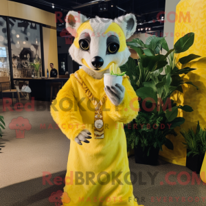 Lemon Yellow Civet mascot...