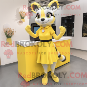 Lemon Yellow Civet mascot...