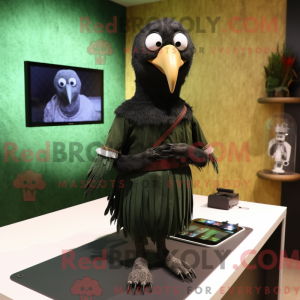 Olive Crow-maskotdraktfigur...