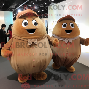 Brown Potato mascot costume...