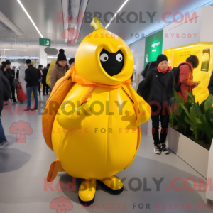 Gul peber maskot kostume...