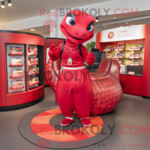 Red Titanoboa mascot...