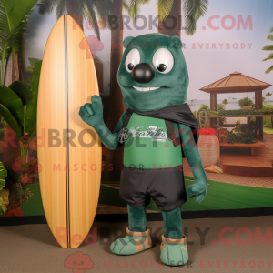Forest Green Surfboard...