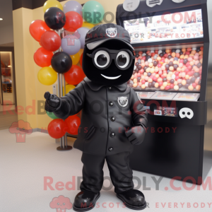 Black Candy mascot costume...