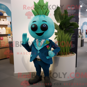 Teal Beet mascotte kostuum...