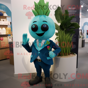 Teal Beet Maskottchen...