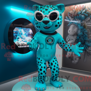 Figura de máscara de jaguar...