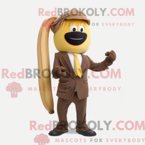 Brown Baa mascot costume...