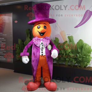 Magenta Carrot mascot...