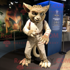 Beige Gargoyle maskot...