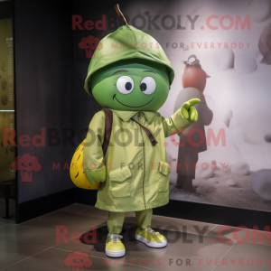 Olive Melon mascot costume...