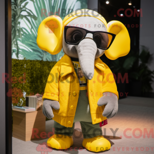 Yellow Elephant mascot...