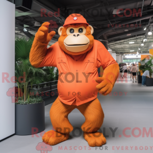 Figura de máscara de gorila...