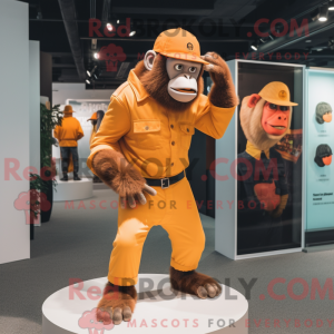 Figura de máscara de gorila...