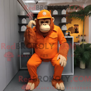 Figura de máscara de gorila...