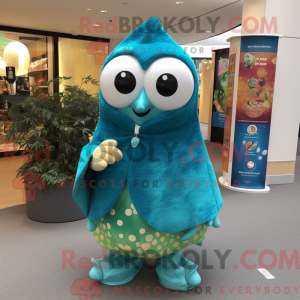 Turquoise Oyster mascot...