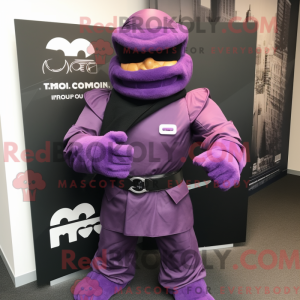 Postava maskota Purple...