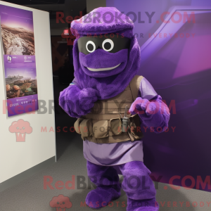 Lilla Commando maskot...