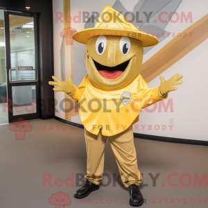 Guld Stingray maskot...