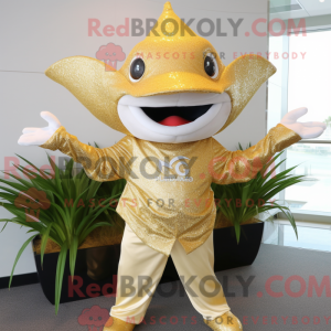 Guld Stingray maskot...