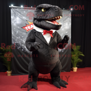 Black T Rex mascot costume...