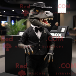 Svart T Rex máscara de...