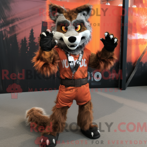 Rust Say Wolf mascot...