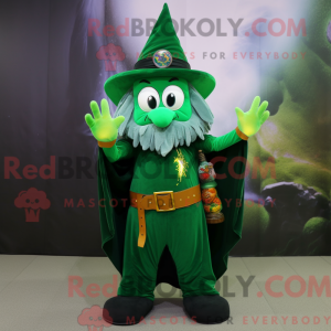 Forest Green Wizard máscara...