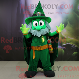 Forest Green Wizard mascot...