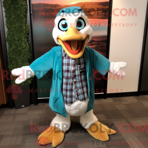 Teal Doctor Maskottchen...