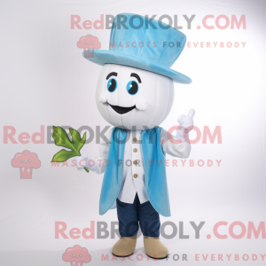 Sky Blue Turnip mascot...
