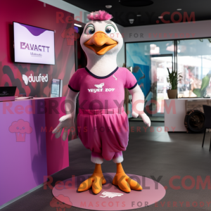 Costume de mascotte Magenta...