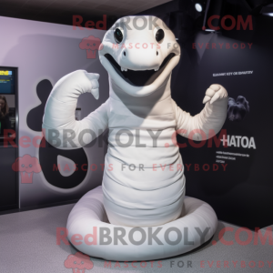 White Titanoboa mascot...