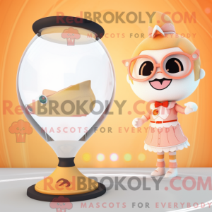 Peach Hourglass maskot...