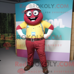 Maroon Rainbow mascot...