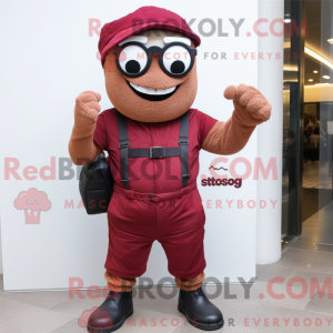 Maroon Rainbow mascot...