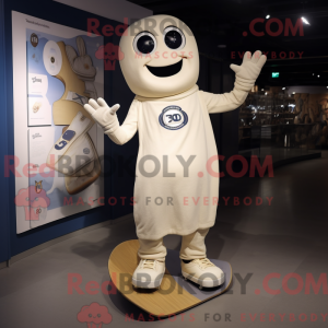 Cream Skateboard mascot...