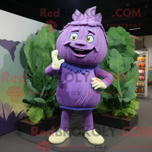 Purple Cabbage mascot...